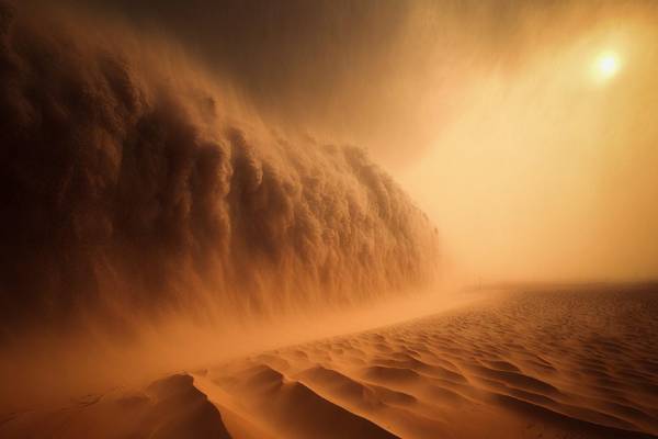 Tempêtes de sable impressionnantes