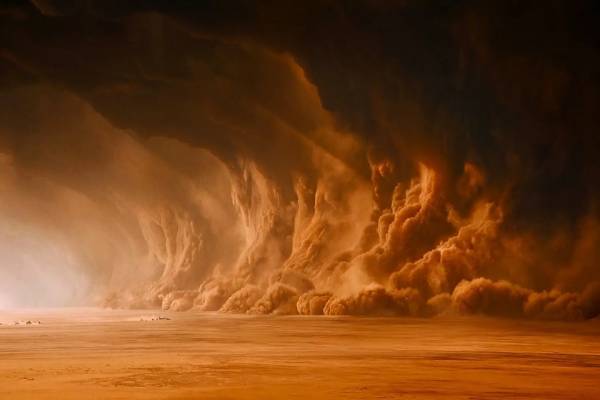 Tempêtes de sable impressionnantes